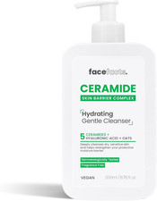 Face Facts Ceramide Hydrating Cleanser | Dry & Sensitive Skin | 200Ml, White, Pa