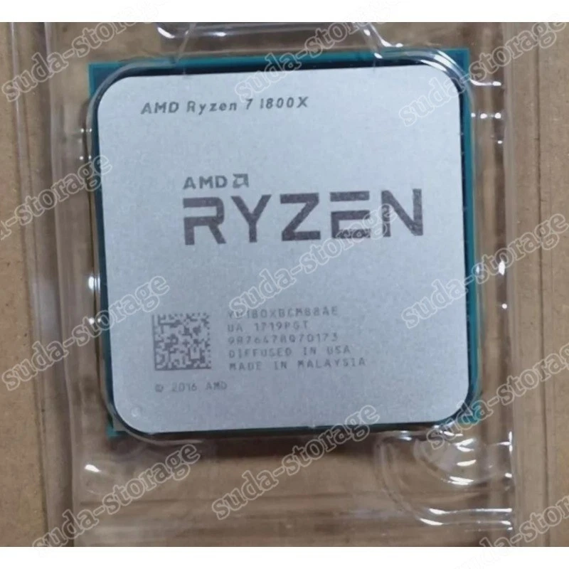 Caja abierta AMD Ryzen 7 1800X 3,6 GHz, 4,0 GHz 8 núcleos AM4 Socket CPU Procesador