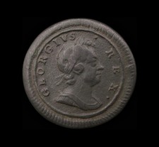 GEORGE I 1720 KUPFERPFENNIG