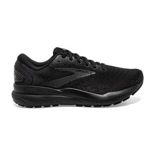 Women's Brooks Ghost 16, Black/Black/Ebony, 10 B Medium US