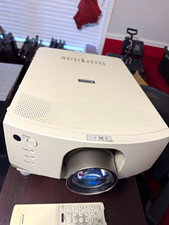 Sharp XV-ZW99U LCD Projector 800 ANSI 640x480 4:3 VGA S-Video Speakers Remote