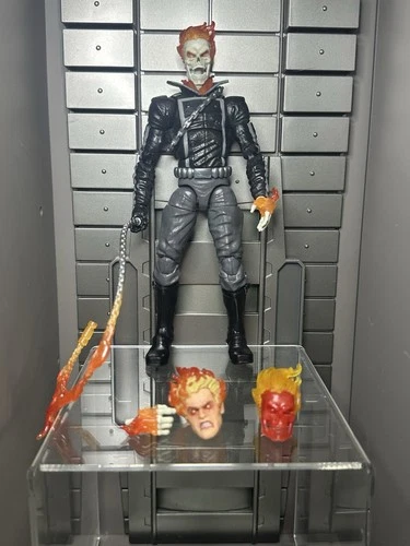 Hasbro Marvel Legends Retro: GHOST RIDER 6" Action Figure LOOSE Incomplete
