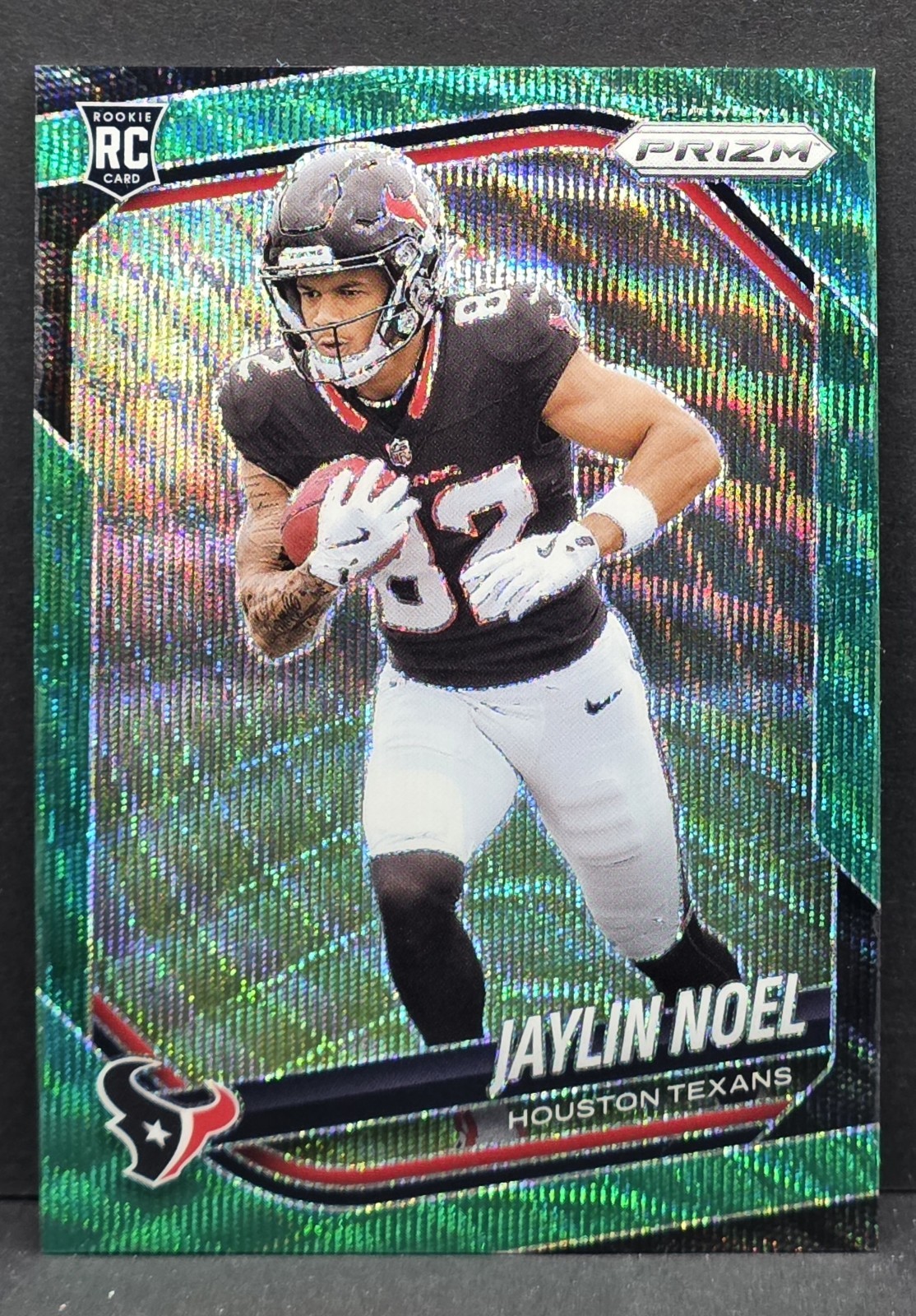 2025 Panini Prizm - Rookies Jaylin Noel #386 Green Wave Prizm (RC)