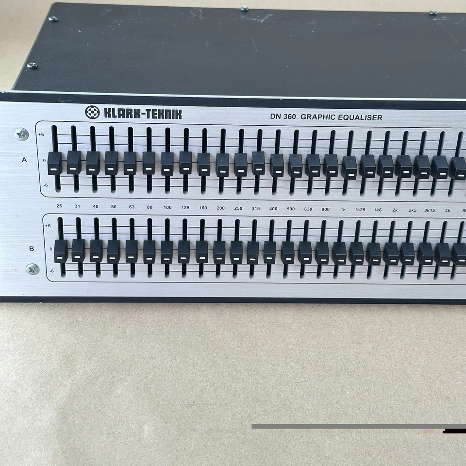 Klark Teknik DN360 Dual 31-Band Graphic Equalizer – Used - Image 3 of 4