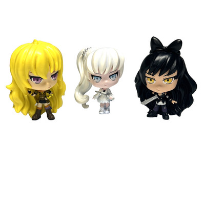 RWBY Jazwares Yang Xiao Long, Weiss Schnee, Blake Belladonna Vinyl Figures