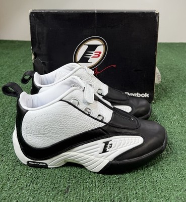 Reebok Answer 4 IV Step Over White Black Allen Iverson 151569 Mens Size 8.5 VNDS