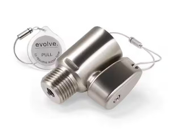 Evolve Shower Start Thermostatic Water Saving Shower Valve in Brushed Nickel-NOB