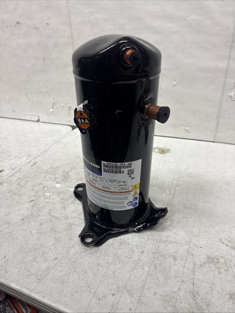 Copeland ZP51LXE-PFV-800 Hermetic Scroll Compressor R410A, 51,000