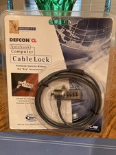 NSIP Laptop Notebook Cable Lock TARGUS DEFCON CL 6 1/2 Ft Galvanized Steel Cable