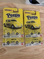 2026 Matchbox Peeps '62 Volkswagen Beetle Lot of 4 - Brand New