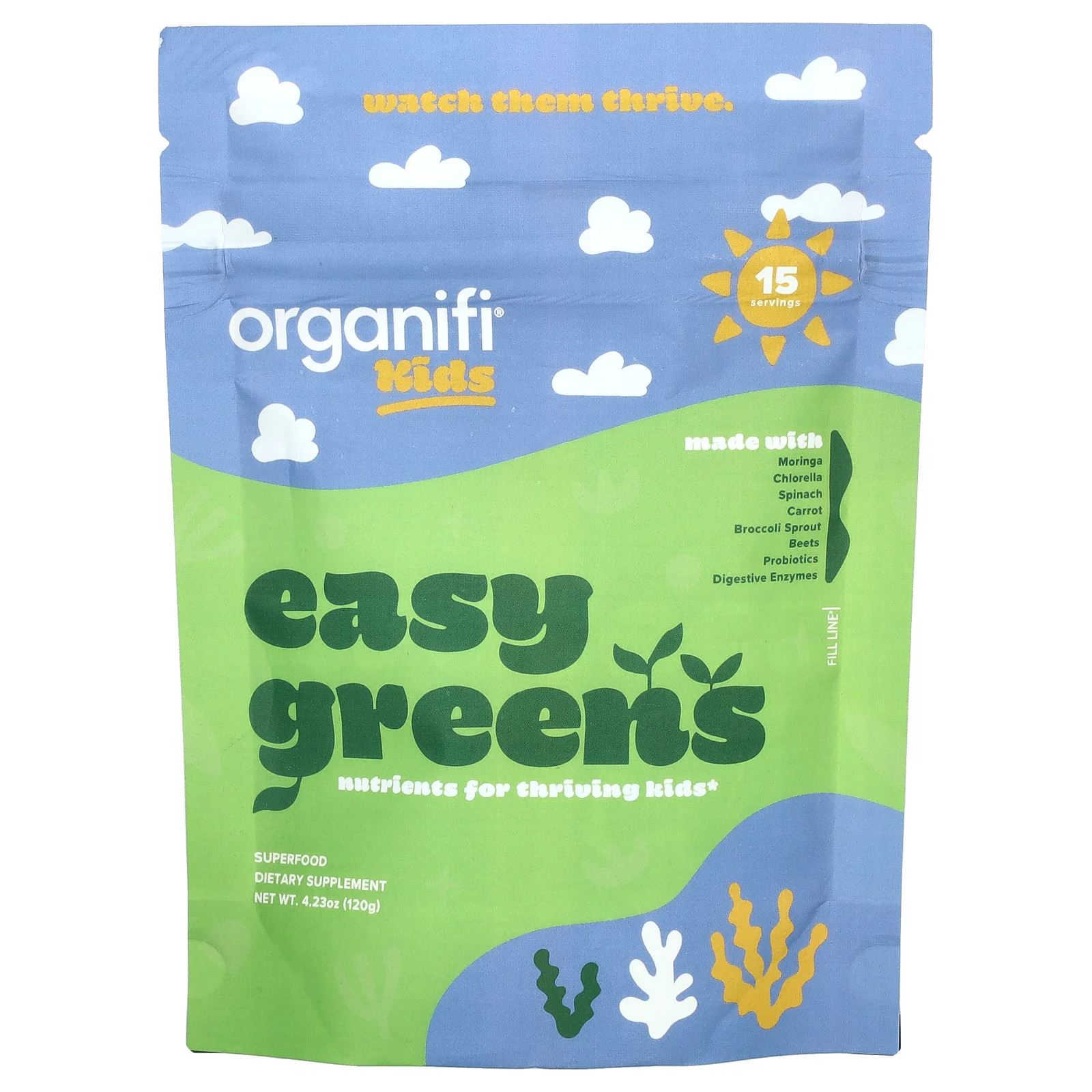 Kids Easy Greens 423 унции 120 г 7790₽