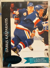 1992-93 Parkhurst Emerald Ice Darius Kasparaitis #102 New York Islanders