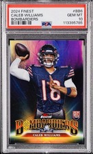 2024 Topps Finest Caleb Williams Bombardiers SSP Case Hit RC PSA 10