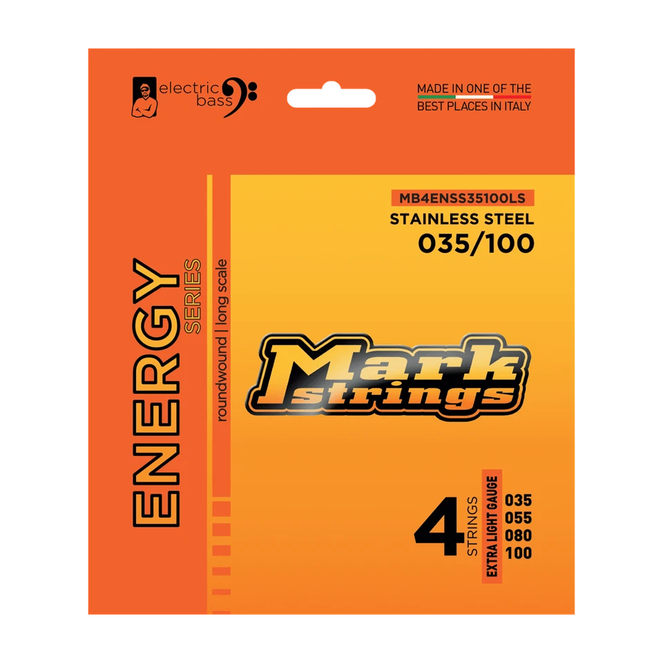 MARKSTRINGS Énergie 35-100, Basse Électrique, Acier Inoxydable - Photo 1/1