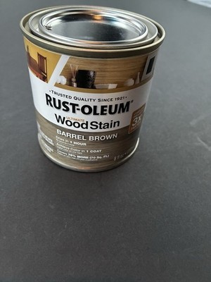 Rust-Oleum Wood Stain Barrel Brown 8 fl oz Dries in 1 Hour One Coat Brush-On
