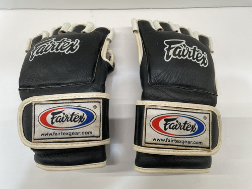 Fairtex MMA Gloves Open Finger Size L Black