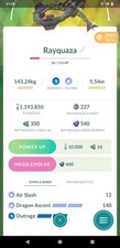 Pok mon Tra de Go ---- Shiny Rayquaza Lv40 - 3moves - Dragon Ascent skill