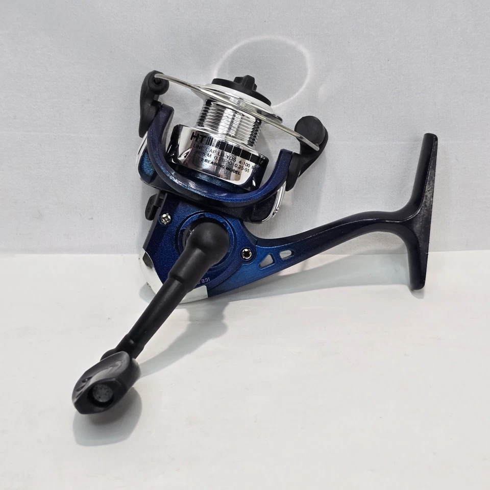 HT Ice Blue DX 5.2:1 Spinning Reel Fishing IB-102 2 Bearing Model - Image 4 of 4