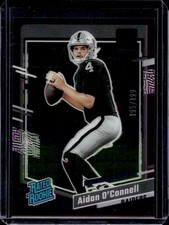 Aidan O'Connell 2023 Clearly Donruss #51 Purple Rated Rookie /199