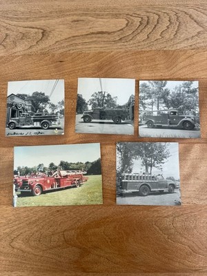 (5) Billerica Tewksbury Andover Dracut MA Antique Truck Photos Original
