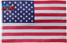 3' X 5' FT USA US U.S. American Flag Polyester Stars Brass Grommets New