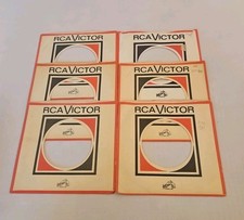 45 RPM 7" RECORD SLEEVES CO. SLEEVE 6 PACK SEE PHOTOS RCA/Victor Records SLV354