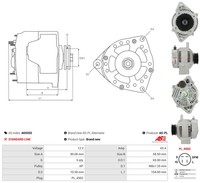 As-Pl Lichtmaschine Generator 65A FüR Honda Accord III Aerodeck CA CA5 CA4