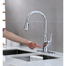 Runfine Brisbane Dual Sensor Chrome Single Handle Kitchen Faucet RF411014
