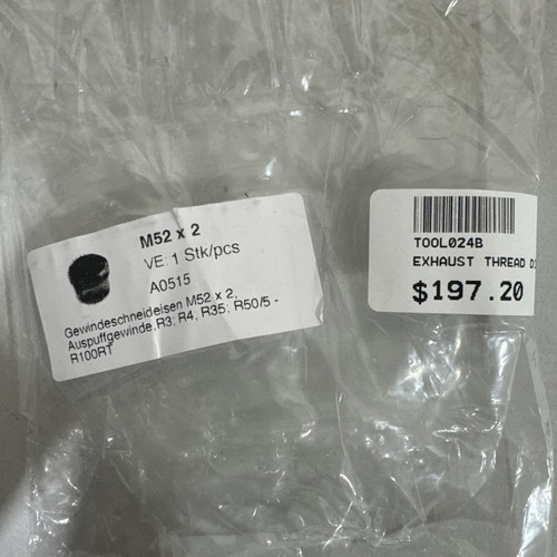 BMW Motorcycle Thread Cutting Die Exhause A0515 M52 x 2 for R3 R4 R35 R50/5 /AJ5 - Afbeelding 2 van 7