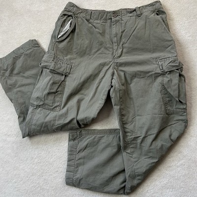 J. Crew Cargo Pants Mens 36x32 Blanket Lined Flannel Baggy Vintage Y2K Loose