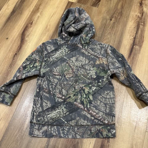 Carhartt Camo Pullover Hoodie Boys Youth Size 4 Sweatshirt Realtree Hunting - Picture 3 of 3