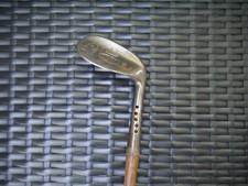 Scarce Antique Vintage Hickory Shaft Flanged Niblick 50 D6 SW