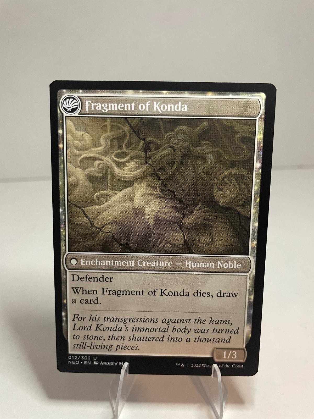 The Fall of Lord Konda 12 Kamigawa: Neon Dynasty Magic: The Gathering LP