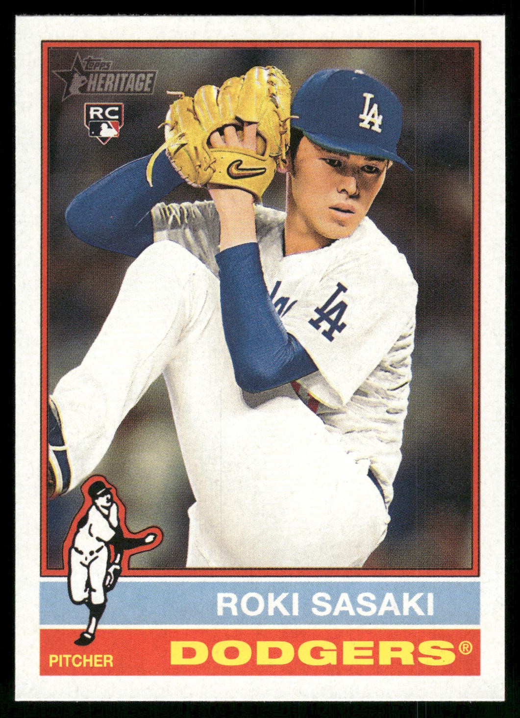2025 Topps Heritage #224 Roki Sasaki Los Angeles Dodgers