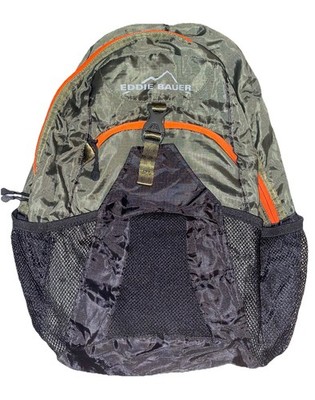 Eddie Bauer Stowaway Packable Backpack Bag Green