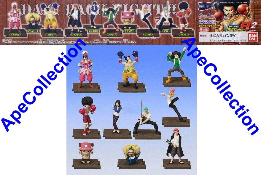 Раритетный набор из 10 фигурок one piece Piraten Full Farbe R Часть 2 Оригинал BANDAI 7290₽