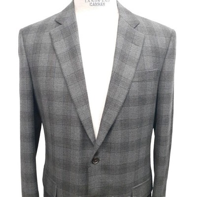 Brooks Brothers Jacket Mens 40 41 Long Wool Cashmere E Thomas Blazer Sport Coat