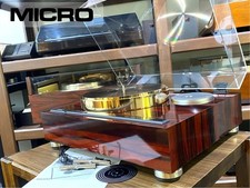 MICRO BL-111 Turntable with Gunmetal Belt and A1201 Excellent Condition 01