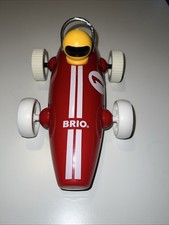 BR O Red Remote Control Race Car with white stripes . No Remote control.