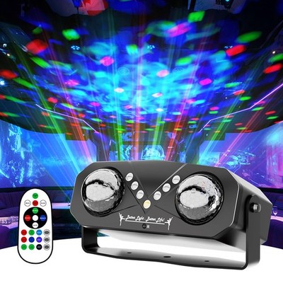 - Party Disco Strobe Ocean Star Projector Dj Dance Light Sound Activated with...