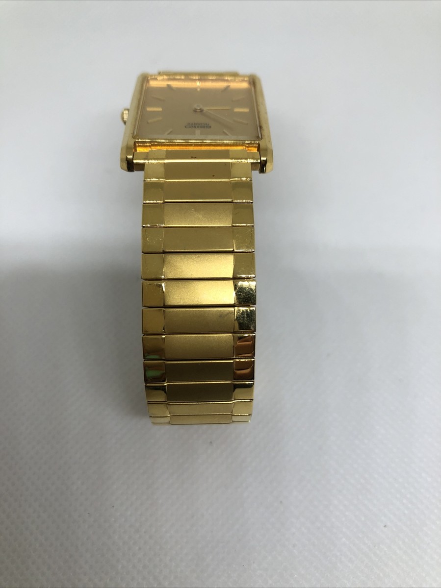 Vintage Seiko Woman’s  5Y30-5069 Gold Tone Dial Quartz Classic Dress Watch Vintage Seiko Woman main image 2