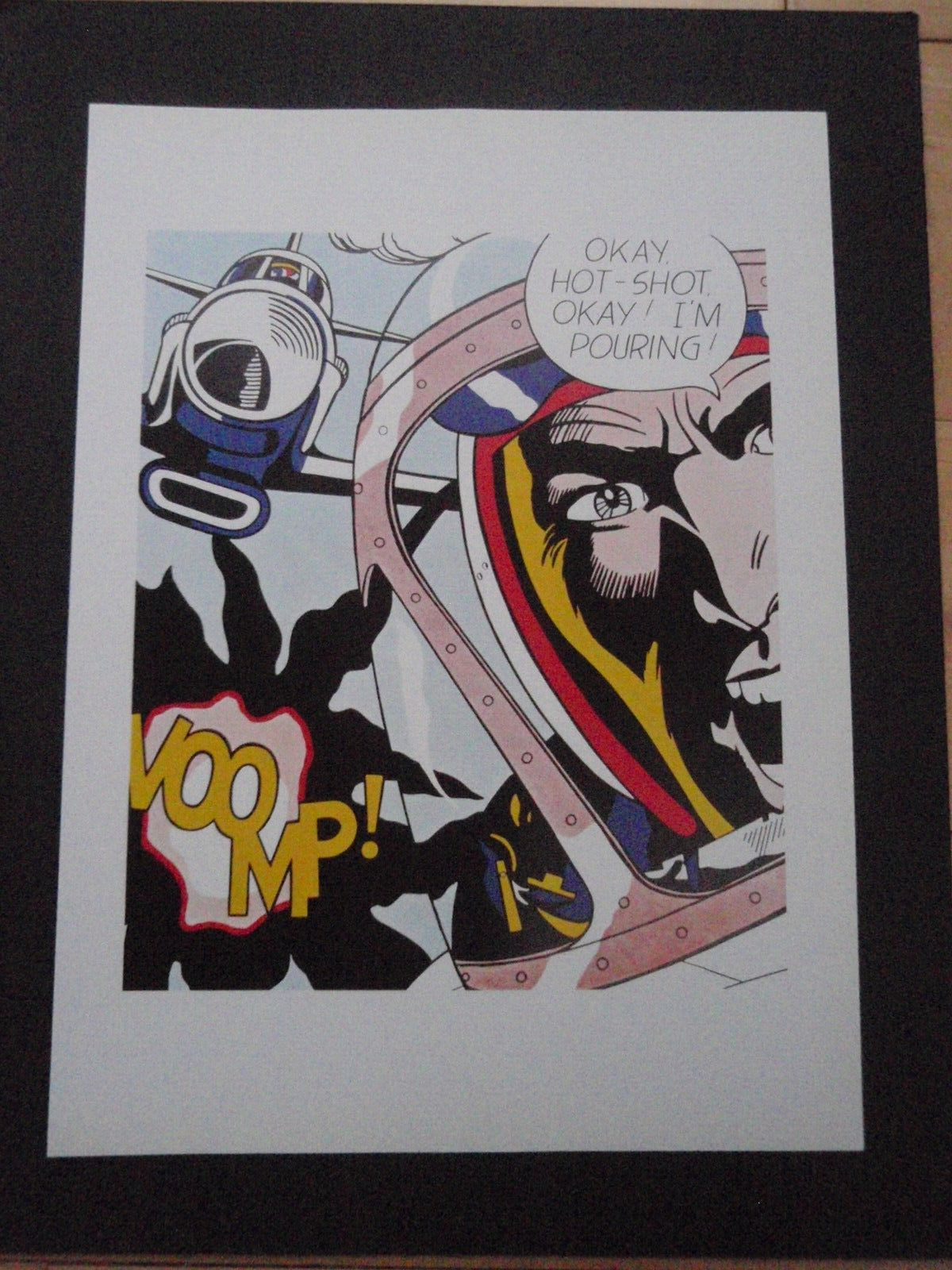 ROY LICHTENSTEIN POP ART print OK HOT SHOT 1963 eBay