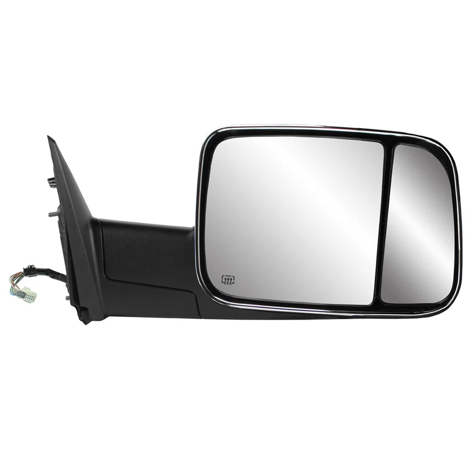Dodge Ram 1500 2009-2012 señal de alimentación espejo retrovisor de remolque cromado pasajero/lado derecho  Foto 2 de 3