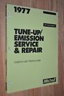 New Listing1977 Tune up/Emissions Service Repair Manual Trucks & Vans Ford Gm Chrysler Jeep