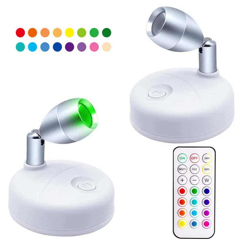 Wireless Spotlight Indoor Remote Control Battery Operated LED