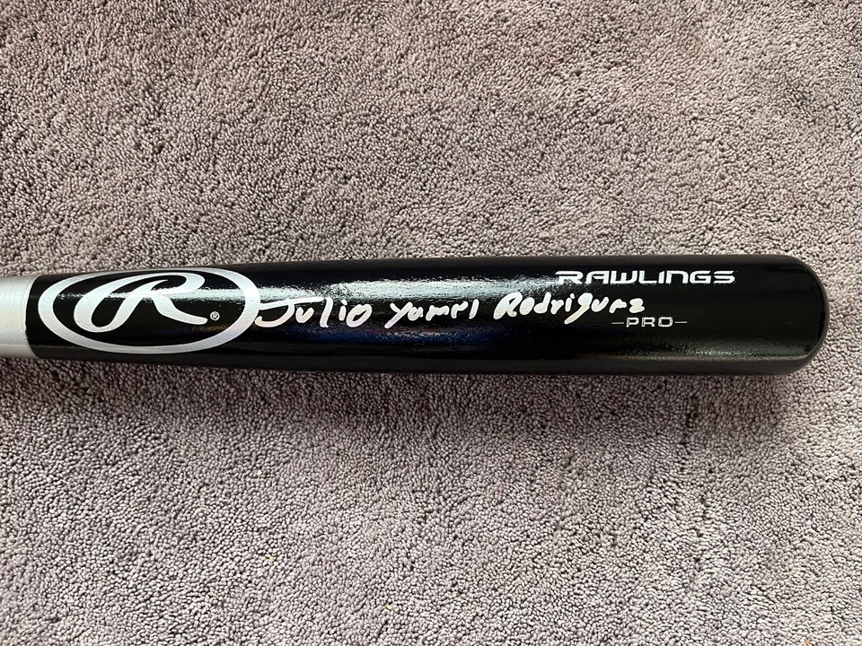 Julio Rodriguez Signed/Autographed   W/ Full Name Rawlings Bat  JSA authentic - Image 2 of 3