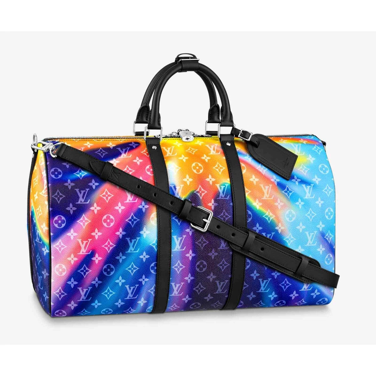 LV Keepall 45 Multicolor Monogram Canvas Travel Bag