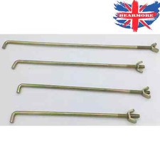 All Size Yellow Zinc J-Bolt Battery Holder Car Truck Van Universal J Bolt