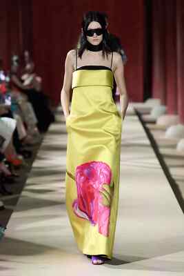 Gucci Silk Evening Gown Yellow BNWT- RRP$19,000 AUD