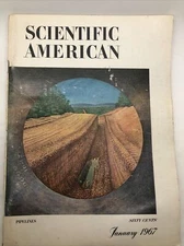 SCIENTIFIC AMERICAN JANUARY 1967 PIPELINES 148 PAGES VINTAGE ADS FREE SHIP USA
